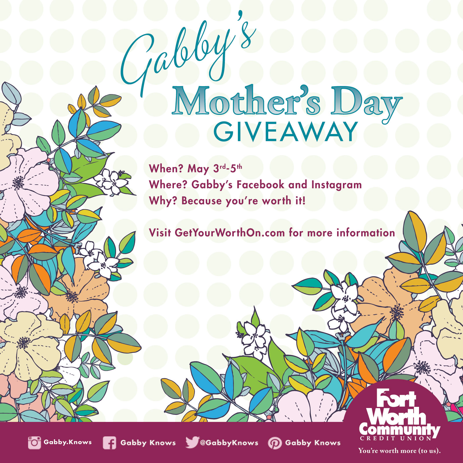 Mother’s Day Giveaway!