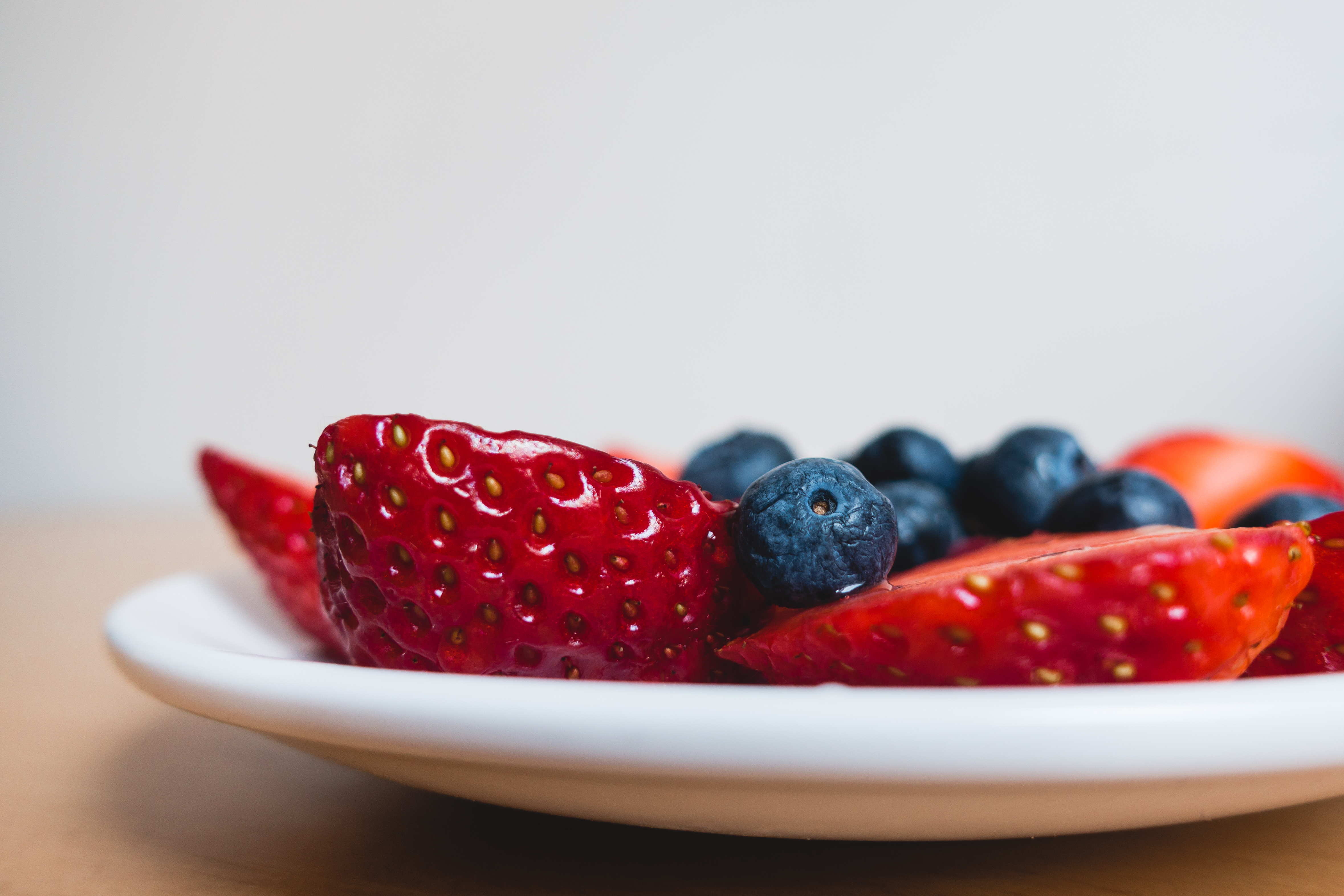 Foodiesfeed.com Healthy Berries For Snack Close Up